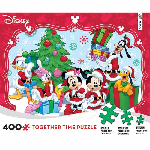 Cool Yule Together Time Disney Family 400 Piece Jigsaw Puzzle