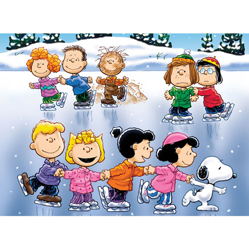 Winter Skate 100 Large Piece Jigsaw Puzzle