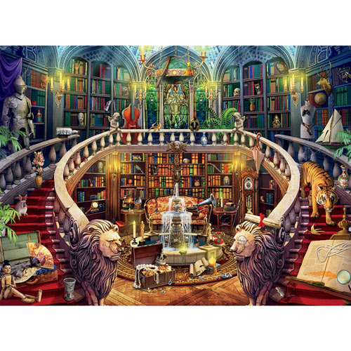 Antique Library 1000 Piece Jigsaw Puzzle