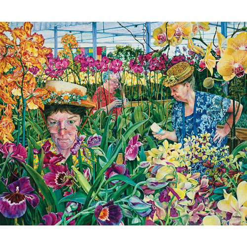 Orchid Society 300 Large Piece Jigsaw Puzzle