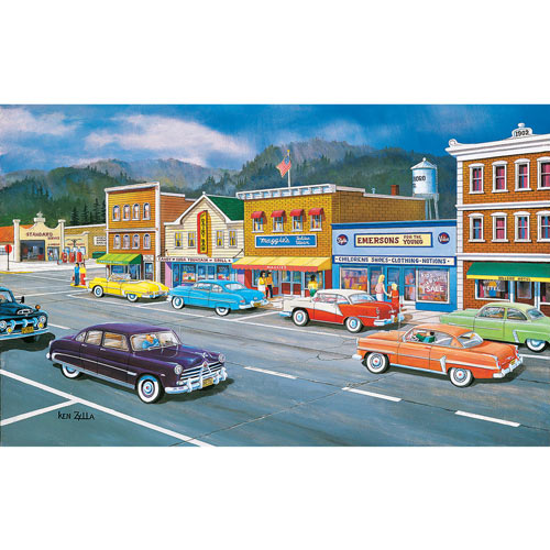 Main St of Memories 300 Large Piece Jigsaw Puzzle