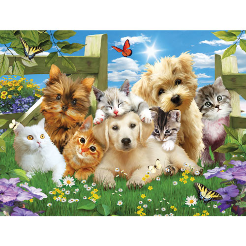 Pups n Kittens 300 Large Piece Jigsaw Puzzle