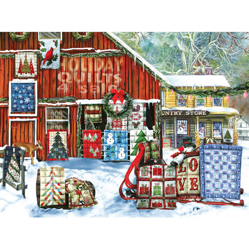 Holiday Quilts 1000 Piece Jigsaw Puzzle