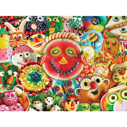 Funny Face Food 300 Large Piece Jigsaw Puzzle