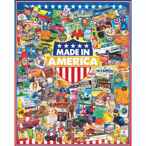 Made in America 1000 Piece Jigsaw Puzzle