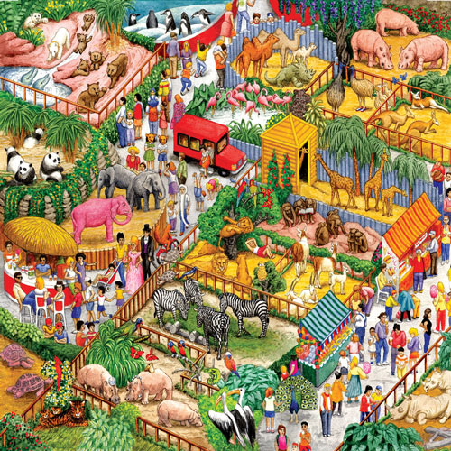 A Crazy Zoo 1000 Piece Jigsaw Puzzle