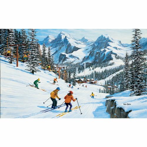 Beginner's Slope 300 Large Piece Jigsaw Puzzle