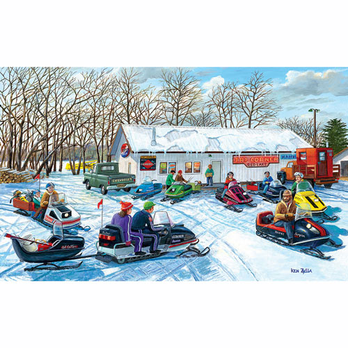 Red Lake Rendezvous 300 Large Piece Jigsaw Puzzle