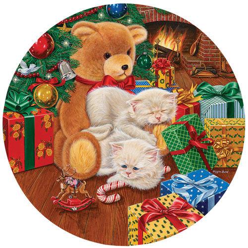 Waiting for Midnight 500 Piece Round Jigsaw Puzzle