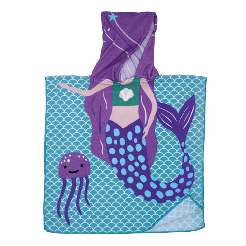 Kid's Hooded Towel - Mermaid