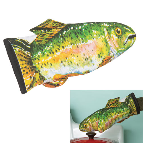 Trout Oven Mitt