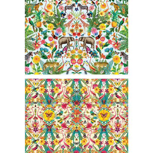 Set of 2: Masterpieces Kaleidoscope 1000 Piece Jigsaw Puzzle