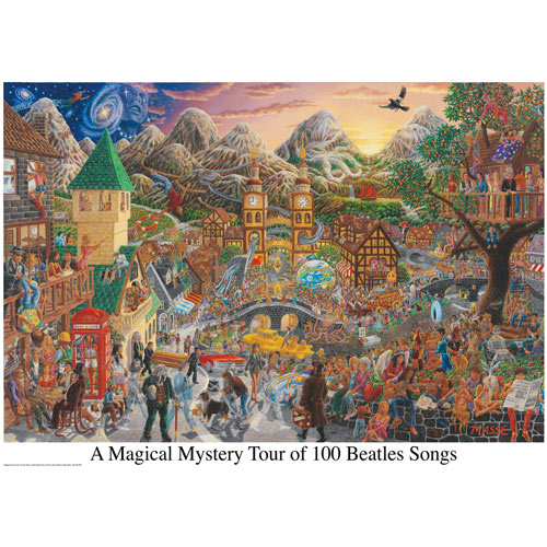 A Magical Mystery Tour 3000 Piece Jigsaw Puzzle