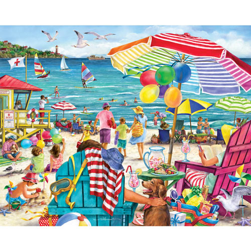 Day at the Beach 1000 Piece Jigsaw Puzzle