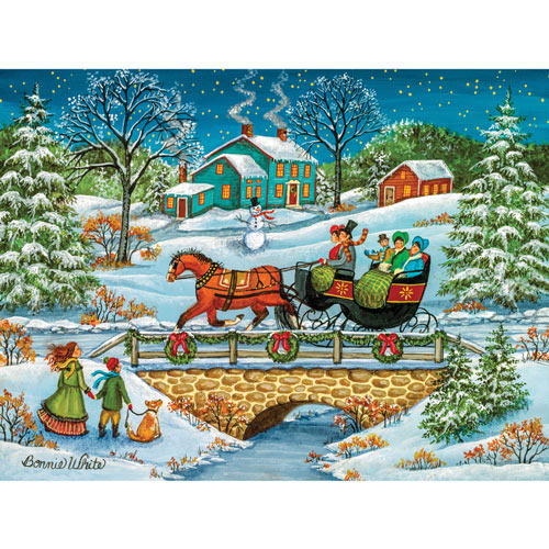 Over The River 300 Large Piece Jigsaw Puzzle