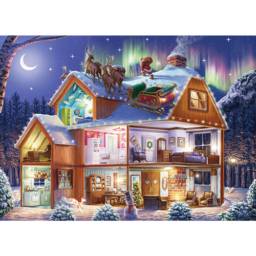 Santa on the Roof 1000 Piece Jigsaw Puzzle
