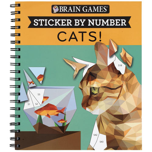 Sticker by Number Book- Cats