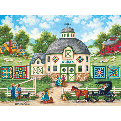 The Quilt Barn 300 Large Piece Jigsaw Puzzle
