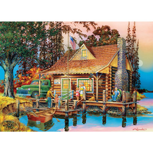Grandpa's Cabin 1000 Piece Jigsaw Puzzle