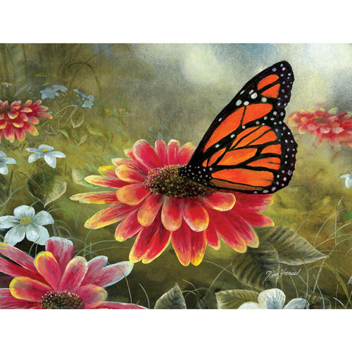 Monarch Butterfly 500 Piece Jigsaw Puzzle
