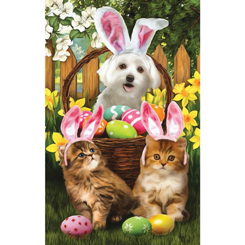 Easter Bunny in Training 300 Large Piece Jigsaw Puzzle