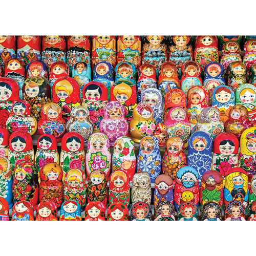 Russian Nesting Dolls 1000 Piece Jigsaw Puzzle