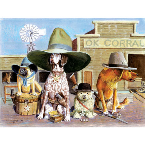 OK Corral 300 Large Piece Jigsaw Puzzle