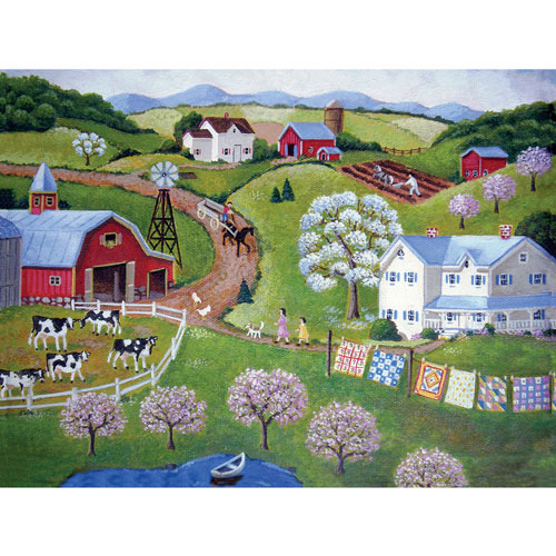 Country Afternoon 500 Piece Jigsaw Puzzle