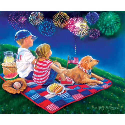 Fireworks Finale 300 Large Piece Jigsaw Puzzle