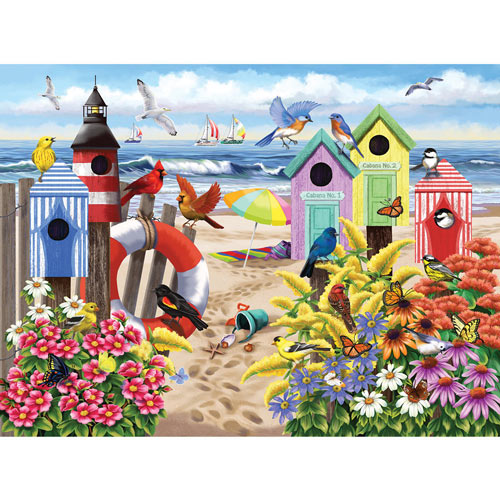 At Home by the Sea 300 Large Piece Jigsaw Puzzle
