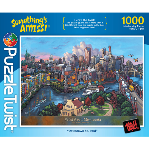 Downtown St. Paul 1000 Piece Jigsaw Puzzle