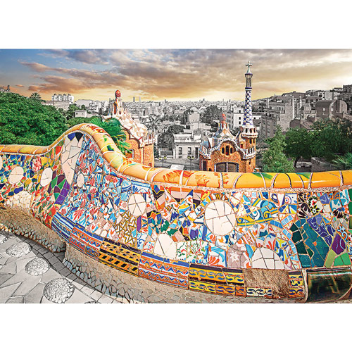 Barcelona, Park Guell 1000 Piece Jigsaw Puzzle