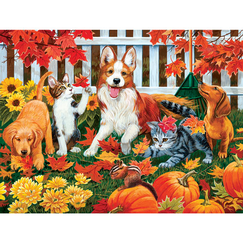 The Leaf Collectors 300 Large Piece Jigsaw Puzzle