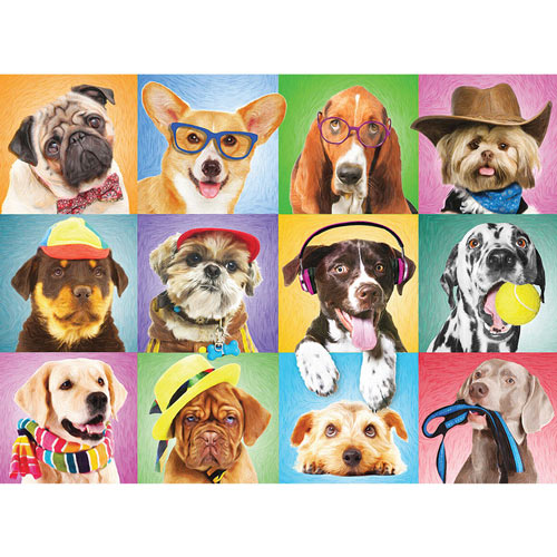 Silly Dogs 300 Large Piece Jigsaw Puzzle