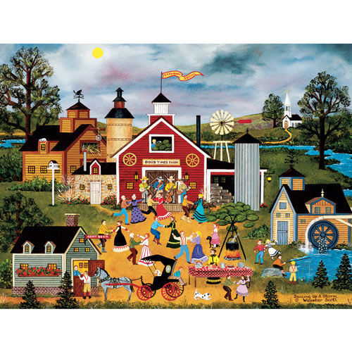 Dancing Up a Storm 550 Piece Jigsaw Puzzle