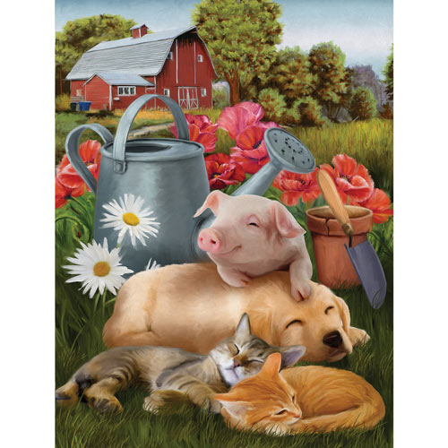 Lazy in the Sun 300 Large Piece Jigsaw Puzzle