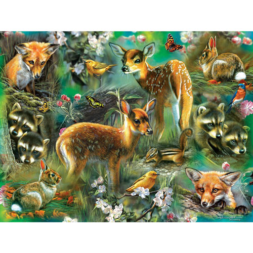 Forest Critters 500 Piece Jigsaw Puzzle