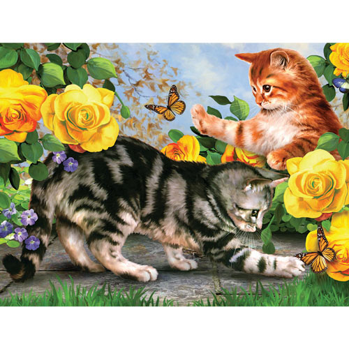 Kitten Play 500 Piece Jigsaw Puzzle