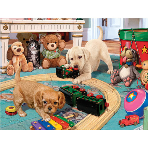Puppies Playtime 300 Large Piece Jigsaw Puzzle