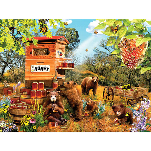 Bears and Bees 1000 Piece Jigsaw Puzzle