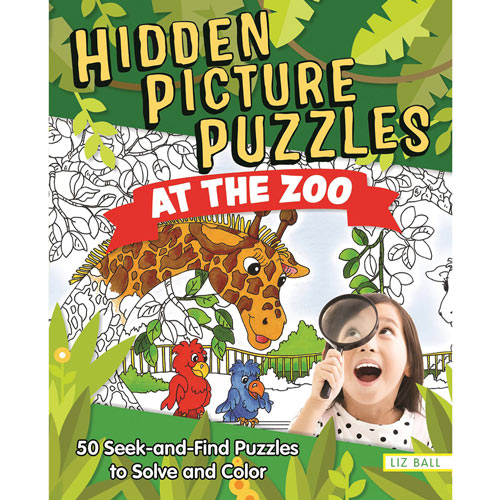 Hidden Picture Puzzle Book - At The Zoo