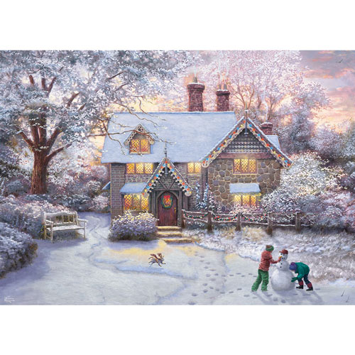 Christmas at Gingerbread Cottage 1000 Piece Jigsaw Puzzle