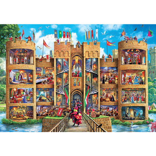 Medieval Castle 1000 Piece Jigsaw Puzzle