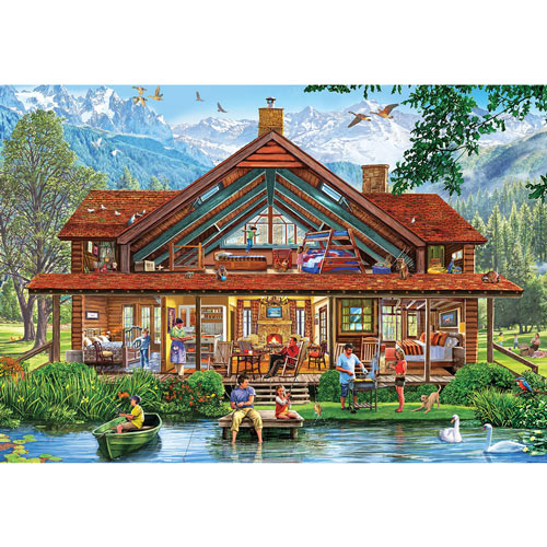 Camping Lodge 1000 Piece Jigsaw Puzzle
