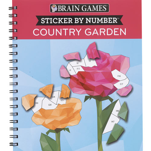Sticker by Number Book - Country Garden