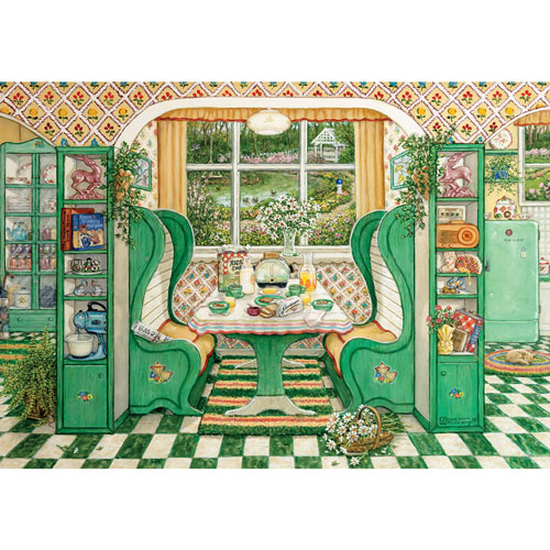 1940s Breakfast Nook 1000 Piece Jigsaw Puzzle