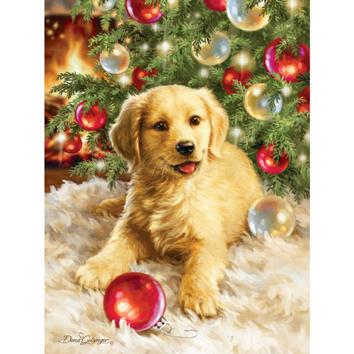 Christmas Puppy 300 Large Piece Jigsaw Puzzle