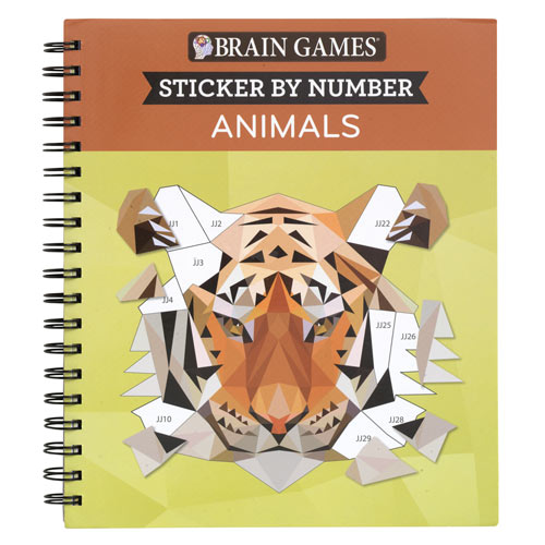 Sticker by Number Book- Animals