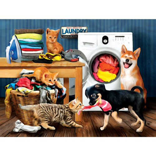 Laundry Room Laughs 300 Large Piece Jigsaw Puzzle