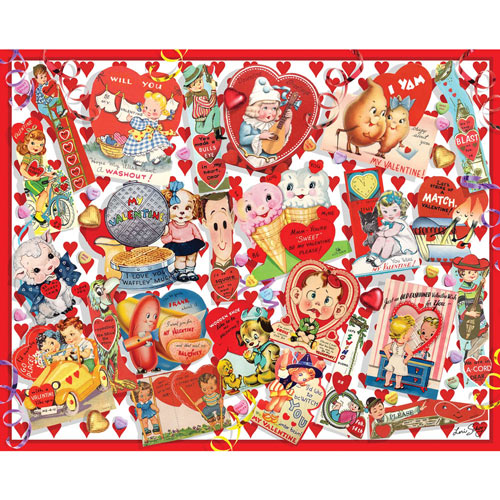 Valentine Cards 300 Large Piece Jigsaw Puzzle